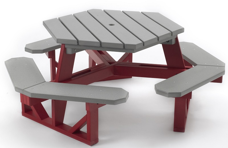 Colorful and safe furniture for outdoor spaces