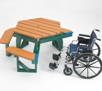 wheelchair & ADA compliant picnic table
