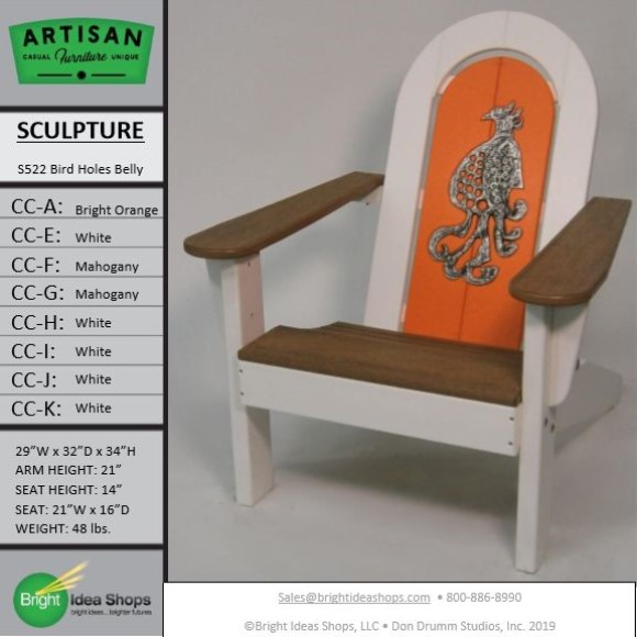 AF3100BOWMMWWWW Artisan Chair S522