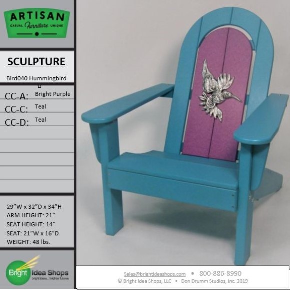 AF3100BPRTT Artisan Chair Bird040