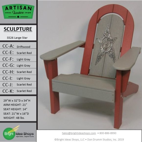 AF3100DSRLGLGSRLGSRSR Artisan Chair S526