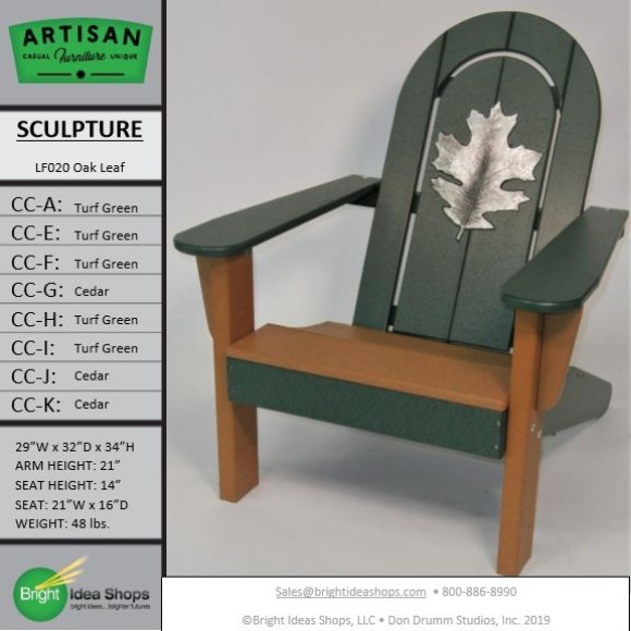 AF3100TTTCTTCC Artisan Chair LF020