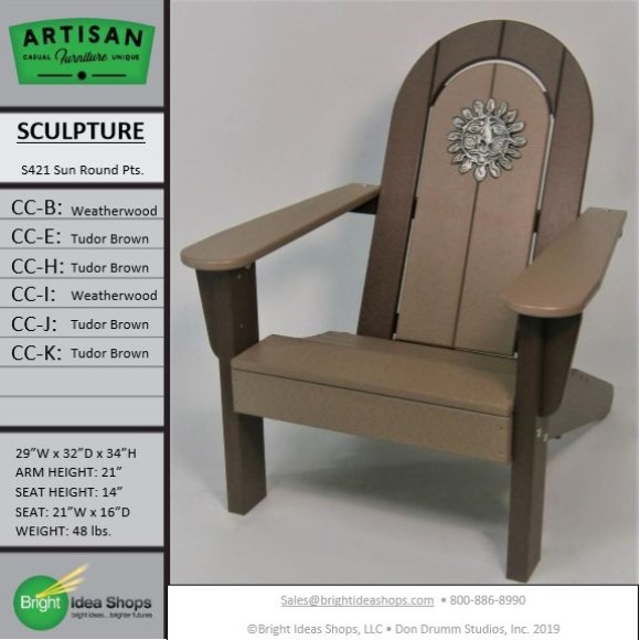 AF3100WTBTBWTBTB Artisan Chair S421