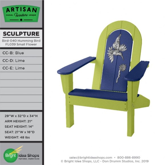 AF3100BLL Artisan Chair Bird040 FL039