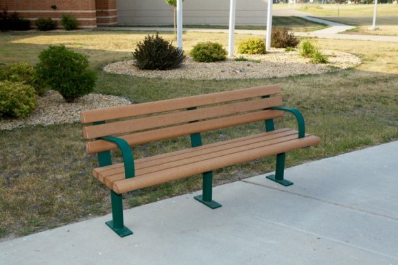 72" Park Scapes Bench - With Arms