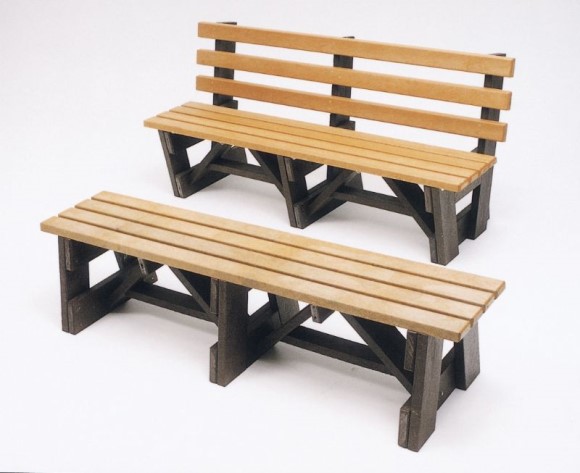 6' Flat Boardwalk Bench