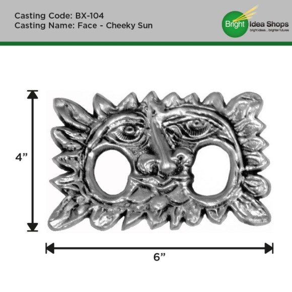 Drumm Sculpture BX-104 Face-Cheeky-Sun