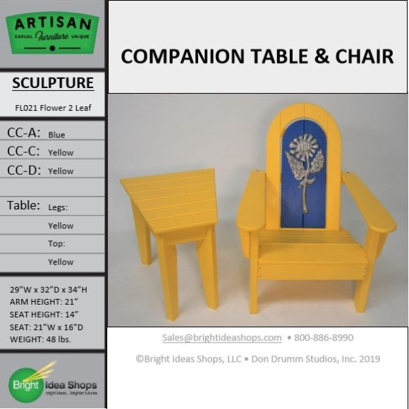 CSAF3000AF3100BYY Artisan Chair Table FL021