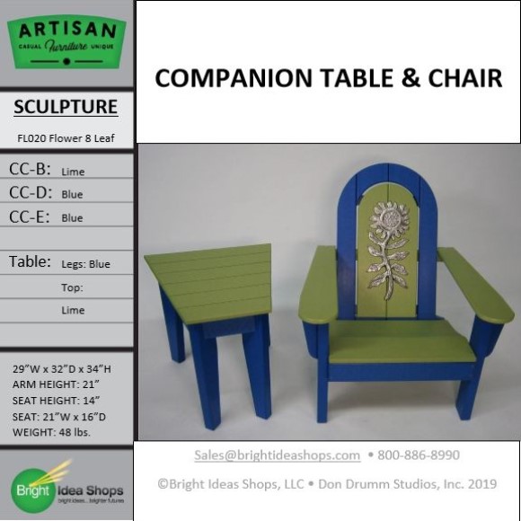 CSAF3000LB AF3100LBB Artisan Chair Table FL020