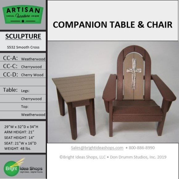 CSAF3000WCAF3100WCC Artisan Chair Table S532