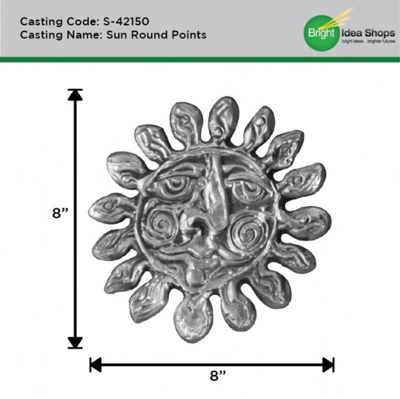 Drumm Sculpture S421 Sun Round Points