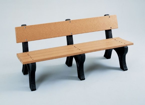 6' Millennium Bench, 2" x 10" Back