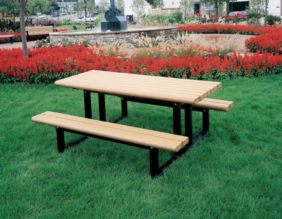 Mission Park Picnic Table In Ground