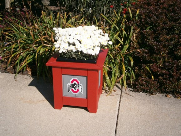 Ohio State University Logo Planter
