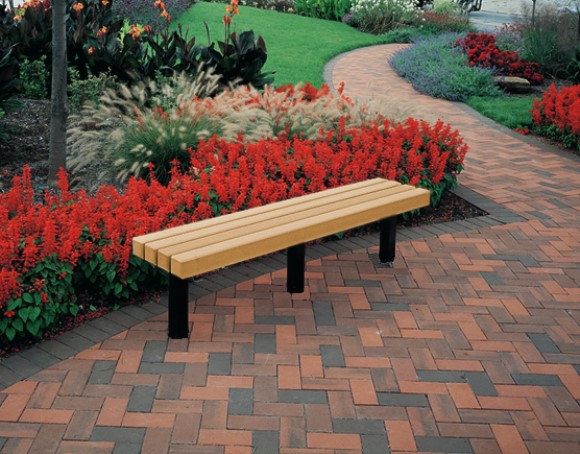 6' Alexander Bench In Ground
