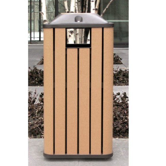 City Waste & Recycling Bin 33 Gal with Casters or Glides