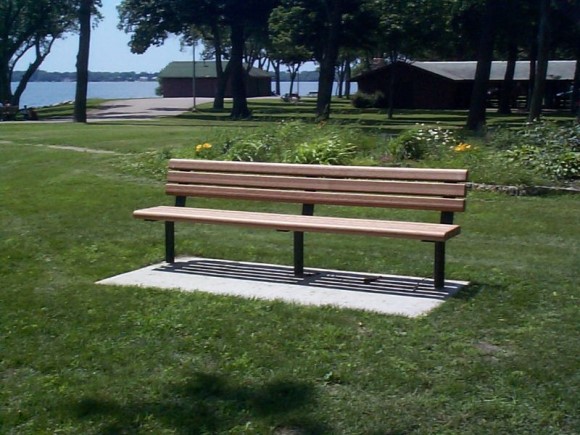 72" Park Scapes Bench - No Arms