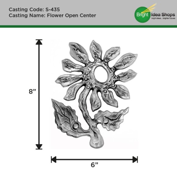 Drumm Sculpture S-435 Flower Open Center