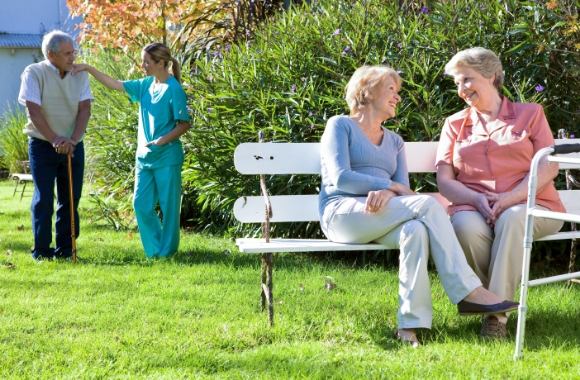 health care center outdoor furniture