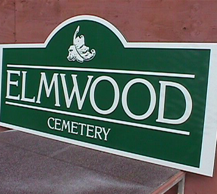 Lorain Elmwood Cemetery Sign