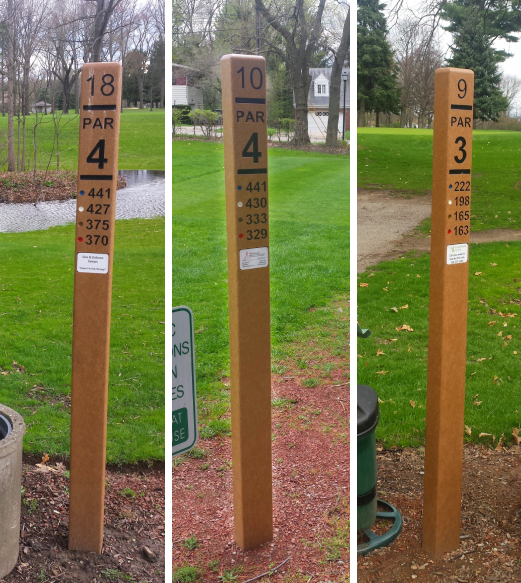 Custom Golf Course Wayfinding Signage