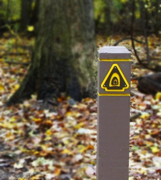 Custom Park Nature Trail Wayfinding Sign