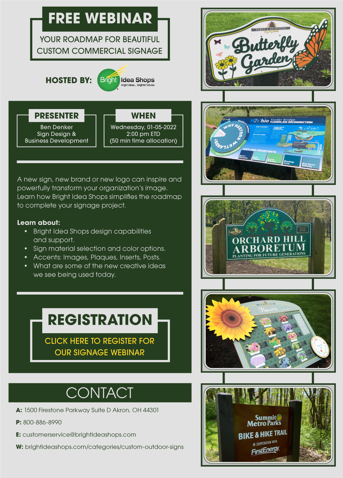 Commercial Signage Webinar Infographic