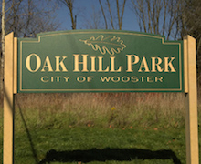 Oak Hill Park Outdoor Sign