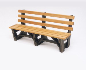 Boardwalk Benches with Backs