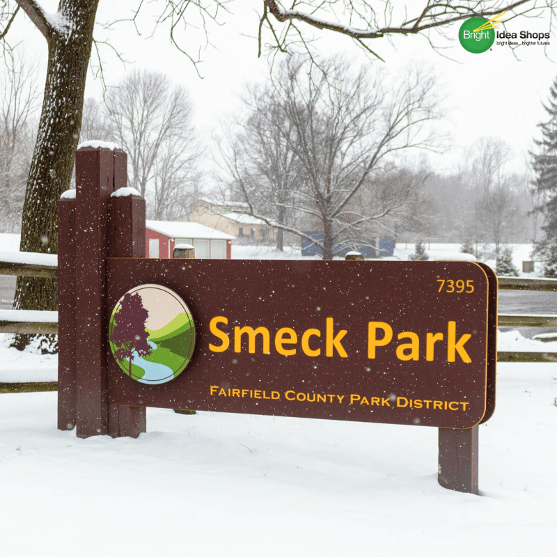 Fairfield County Park District Entrance Sign