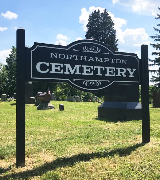 Cemetery Entrance Signage