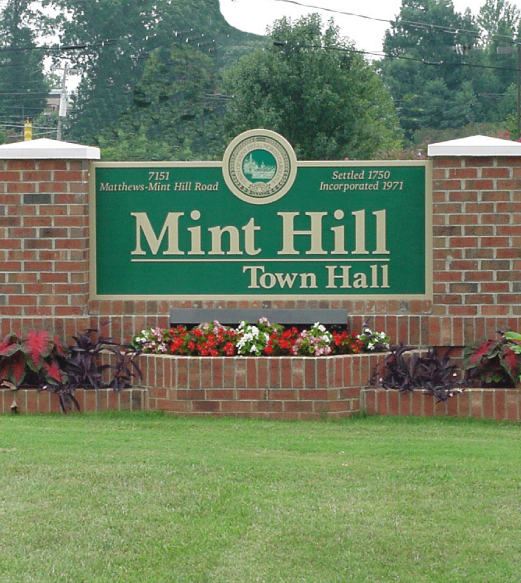 Town Hall Entryway Outdoor Signage