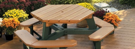 Heavy duty outdoor benches plastic lumber comparison