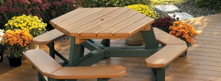 Recycled Plastic Picnic Tables