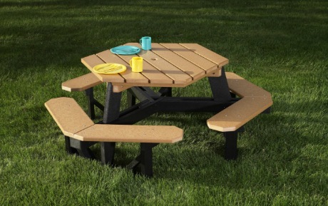 An Outdoor Picnic Table