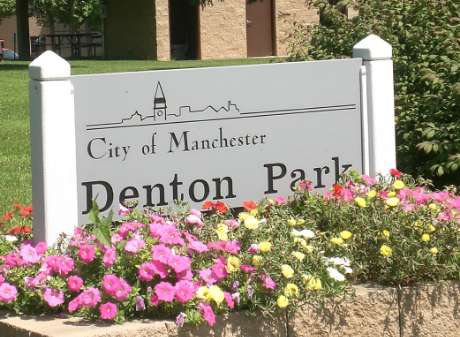 An Outdoor Park sign for a city park