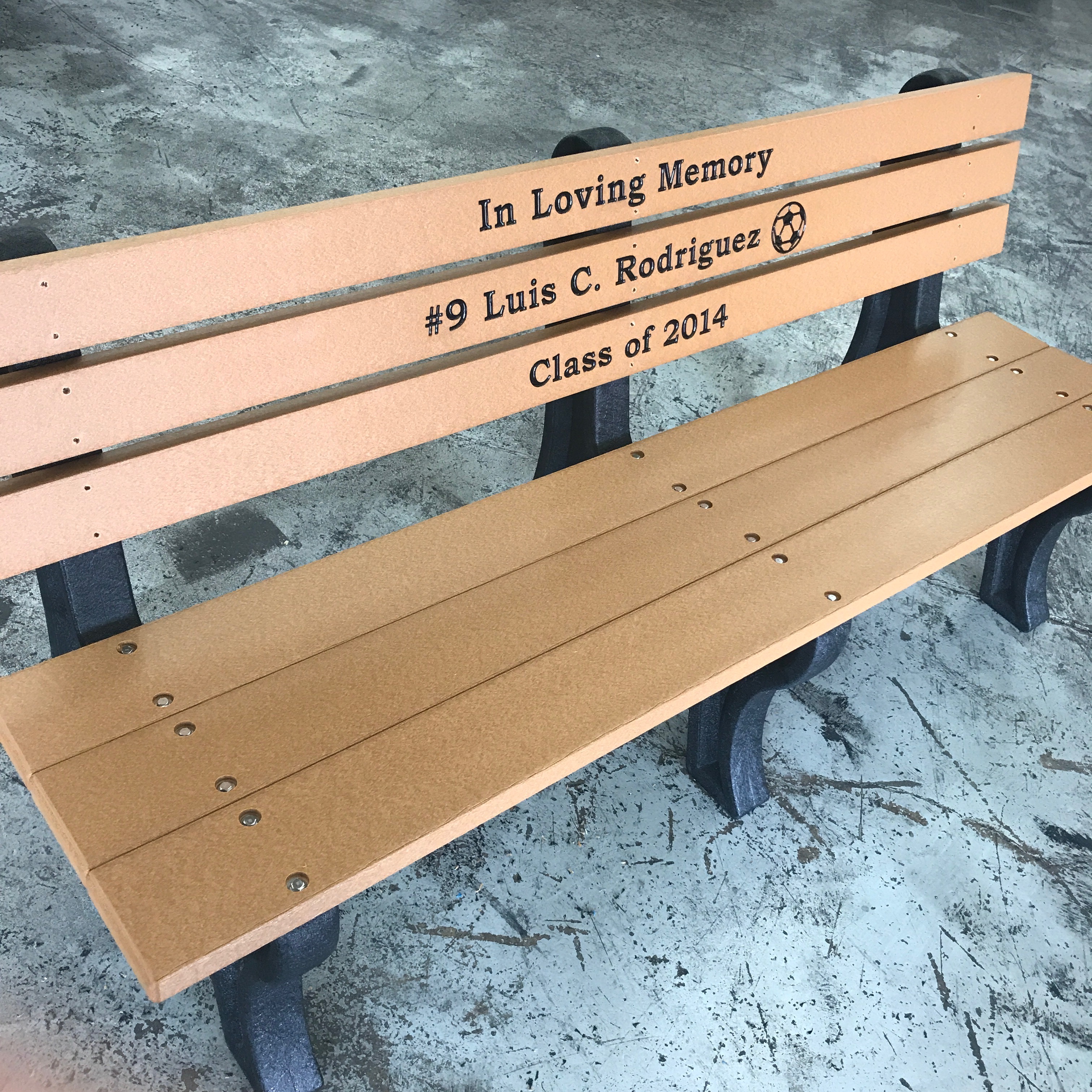Commemorative Park Bench