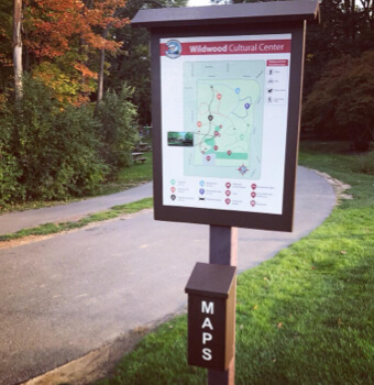 Trailhead kiosks